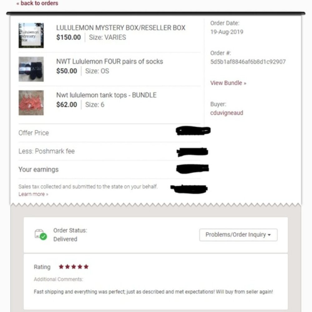 LULULEMON MYSTERY BOX/RESELLER BOX (size 12 - 20) - Picture 2 of 2